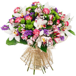 Красивый букет из цветов «Летнее счастье»