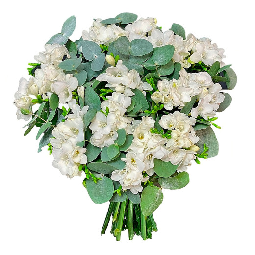 Букет с фрезиями «Розовая симфония»