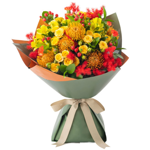 Подарочный букет из цветов «Солнечный заряд»