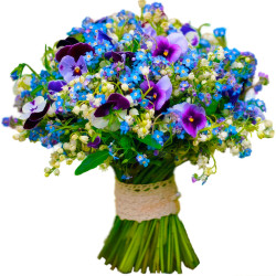 Букет из натуральных цветов «Рассветный танец»