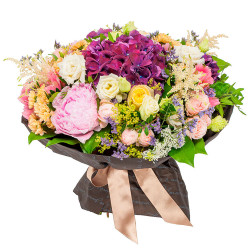 Флористический букет «Цветочный восторг»