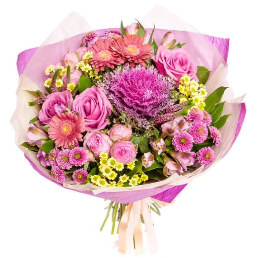 Букет цветов «Розовая Магия»