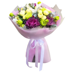 Дизайнерский букет цветов «Сказочная ночь»