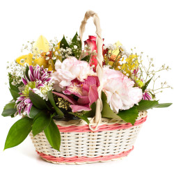 Праздничная цветочная композиция «Цветочное наслаждение»