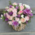 Корзина из живых цветов «Весенняя рапсодия»