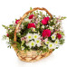 Корзиночка с цветами «Праздничный миг»