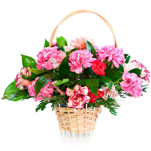 Подарочная композиция живых цветов «Нежное прикосновение»