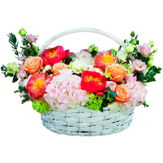 Праздничная композиция живых цветов «Цветочный сон»