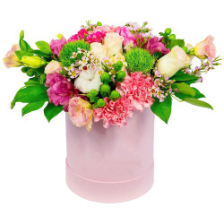 Цветы в коробке «Лунный свет»