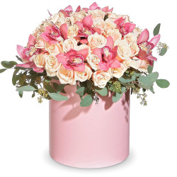 Цветы в коробке «Фантазия»