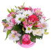 Цветочная композиция в коробке «Солнечный поцелуй»
