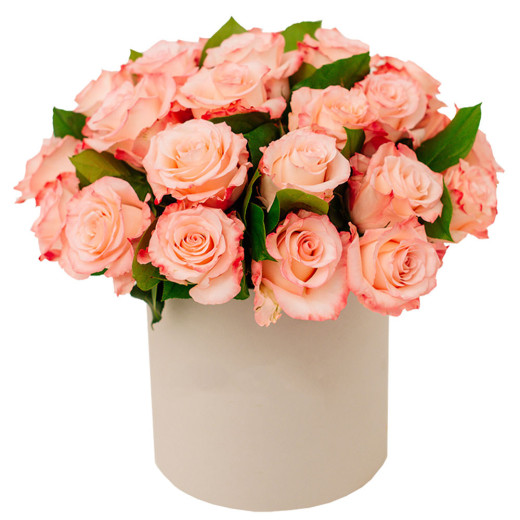 Букет из розы в коробке «Чувство»