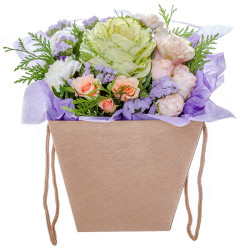 Цветы в коробке «Солнечный день»