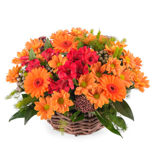Корзина с цветами «Солнечный луч»